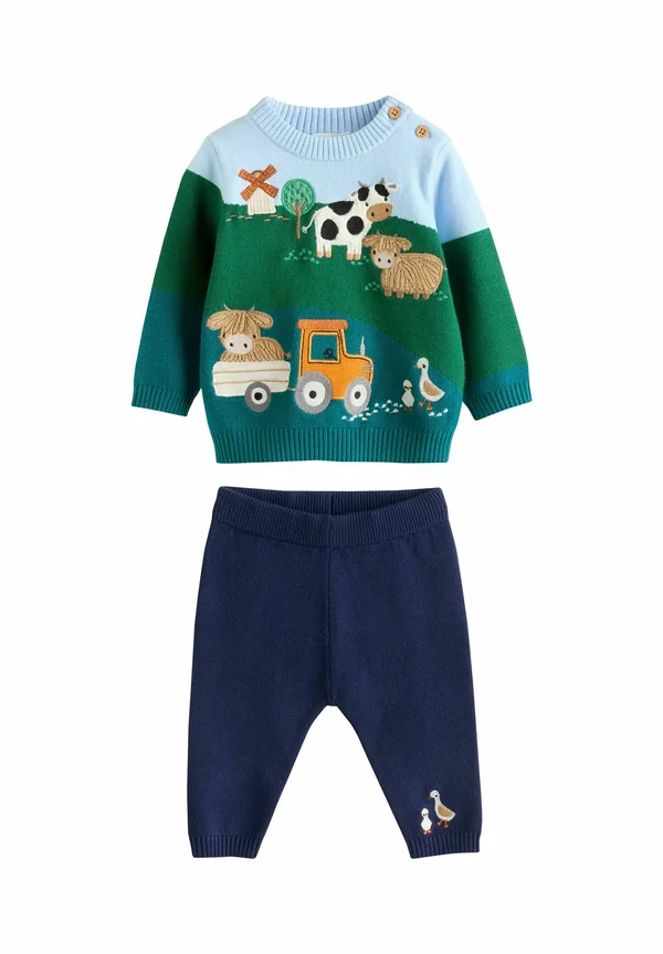 REGULAR FIT - SET - Strickpullover - bright farm