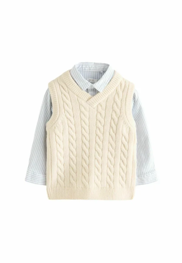 REGULAR FIT - SET - Strickpullover - ecru cream