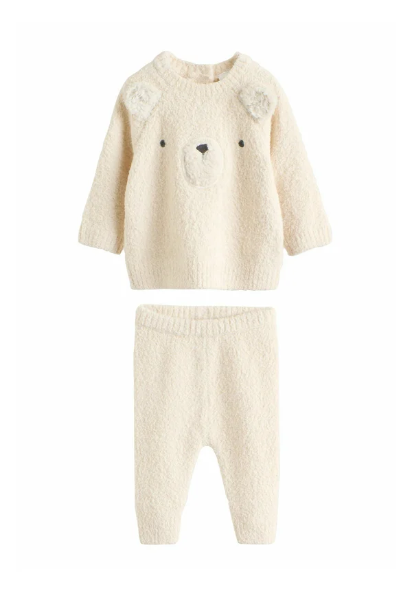 REGULAR FIT SET - Strickpullover - neutral bear