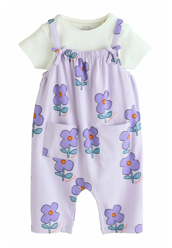 REGULAR FIT SET - T-Shirt basic - lilac purple flower