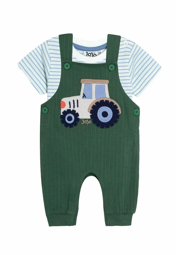 REGULAR FIT SET - T-Shirt print - khaki tractor