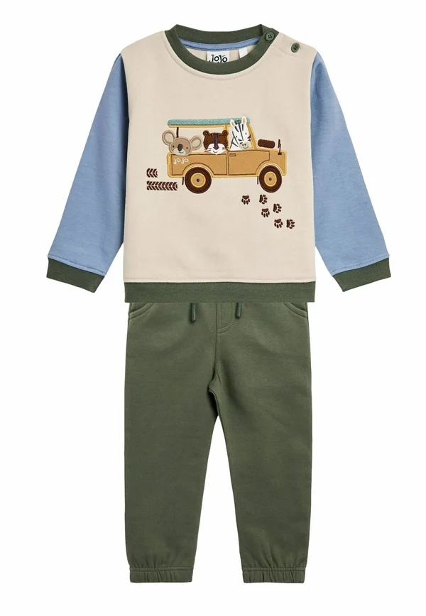 REGULAR FIT -  SET - Trainingsanzug - green