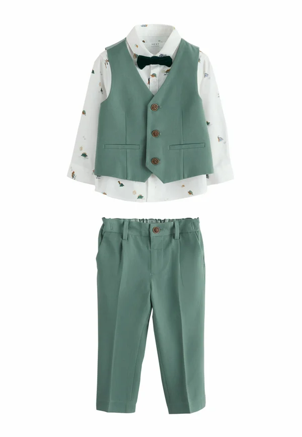 REGULAR FIT -SET . - Weste - green dino