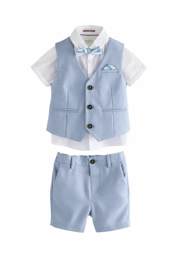 REGULAR FIT-SET   - Weste - mid blue