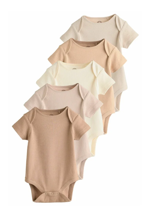 REGULAR FIT-SHORT SLEEVE 5 PACK - Body - cream