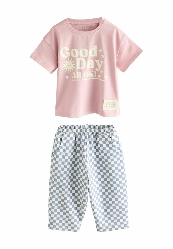 REGULAR FIT - SHORT SLEEVE AND BARREL SET - Jogginghose - pink