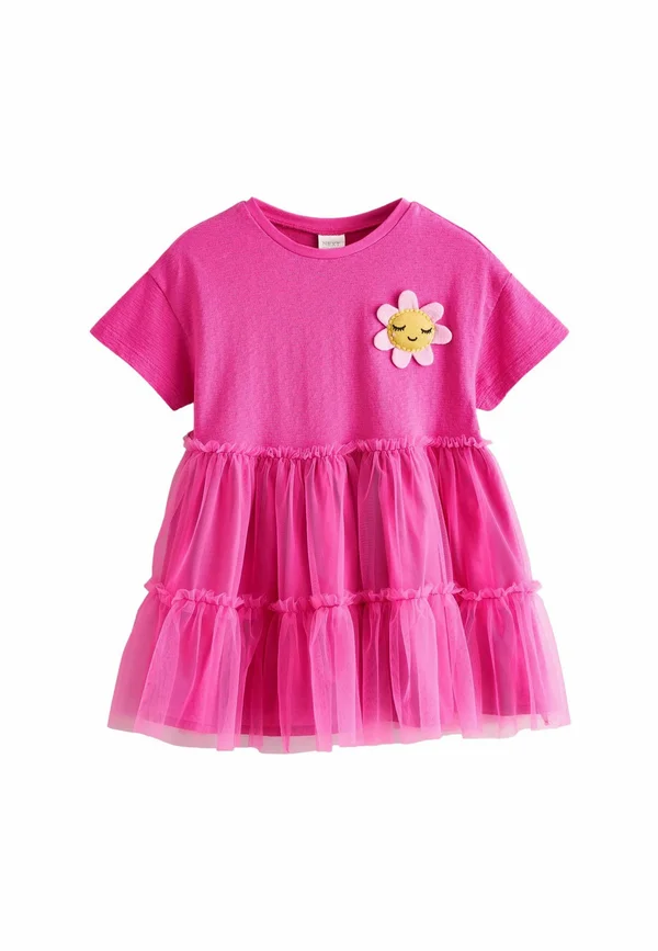 REGULAR FIT - SHORT SLEEVE - Freizeitkleid - bright pink character