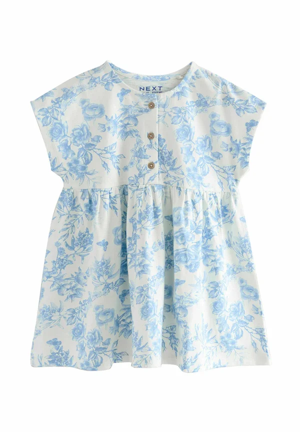 REGULAR FIT - SHORT SLEEVE - Jerseykleid - light blue