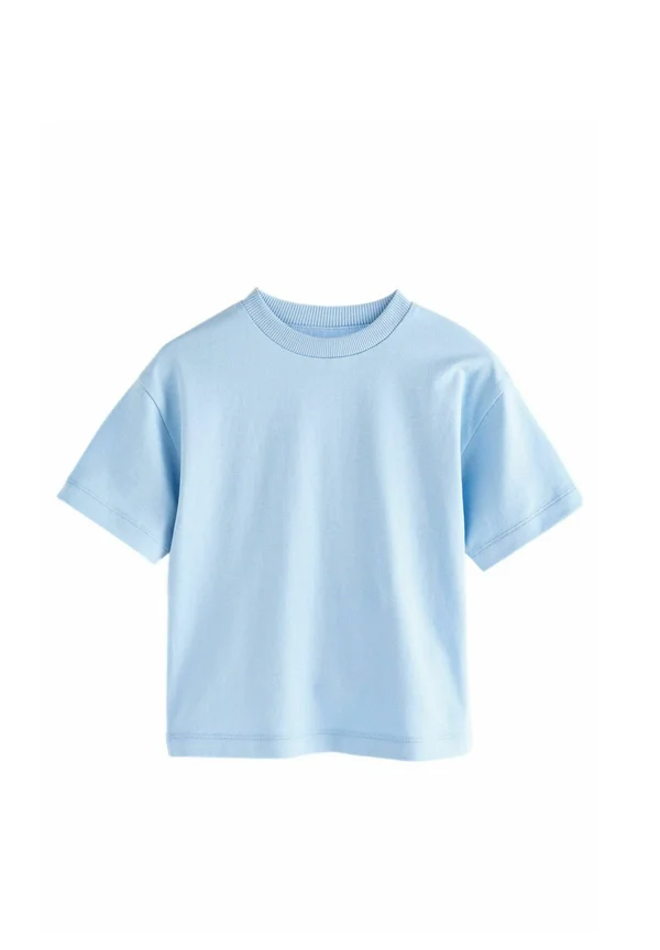 REGULAR FIT  SHORT SLEEVE PLAIN  - T-Shirt basic - blue