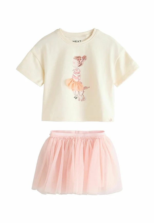 REGULAR FIT - SHORT SLEEVE SET   - A-Linien-Rock - pink white