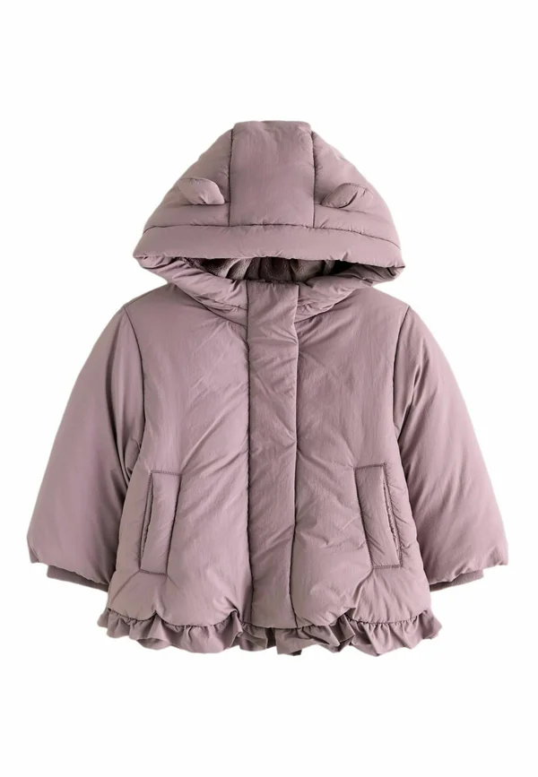 REGULAR FIT - SHOWER RESISTANT FRILL HEM PADDED - Winterjacke - plum purple