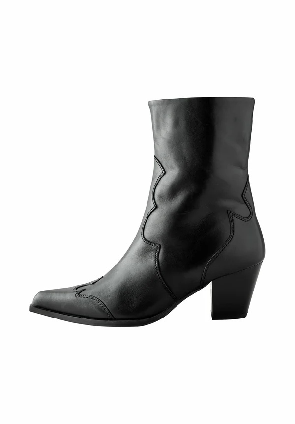 REGULAR FIT - SIGNATURE BLOCK - Cowboy-/Bikerstiefelette - black