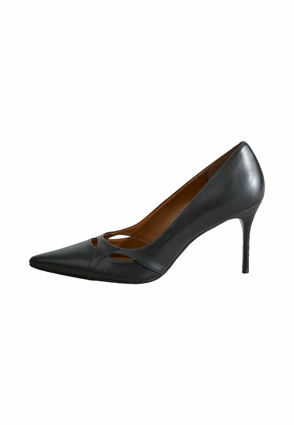 REGULAR FIT - SIGNATURE  CUTOUT DETAIL POINTED TOE - High Heel Pumps - black