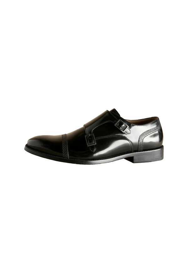 REGULAR FIT - SIGNATURE DOUBLE MONK - Business-Slipper - black
