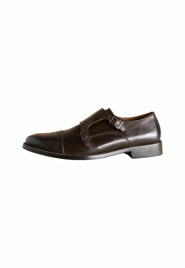 REGULAR FIT - SIGNATURE DOUBLE MONK - Business-Slipper - brown