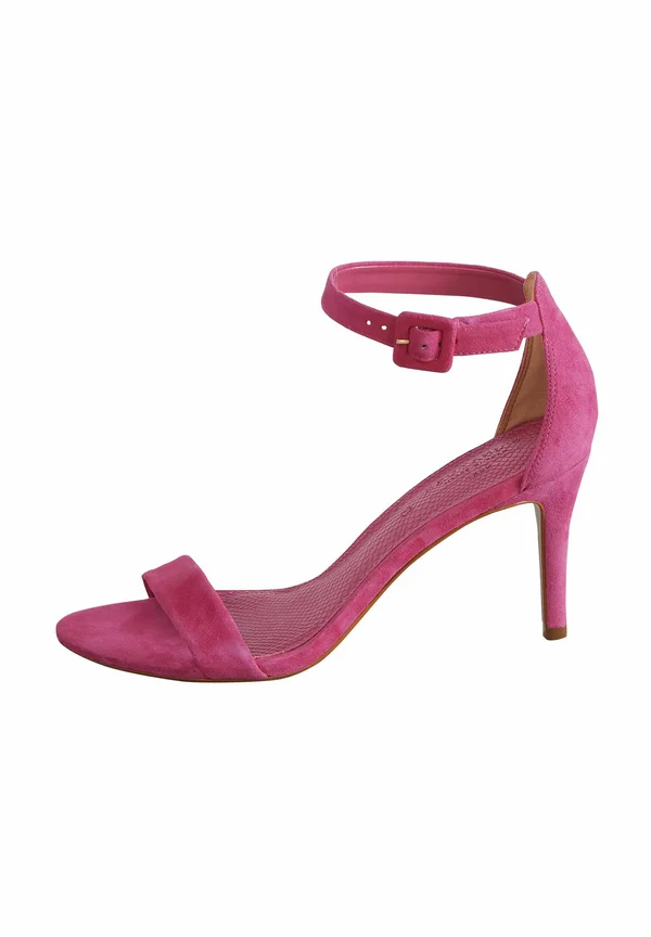 REGULAR FIT-SIGNATURE ROUND TOE BUCKLE DETAIL MID SIMPLE - Riemensandalette - pink