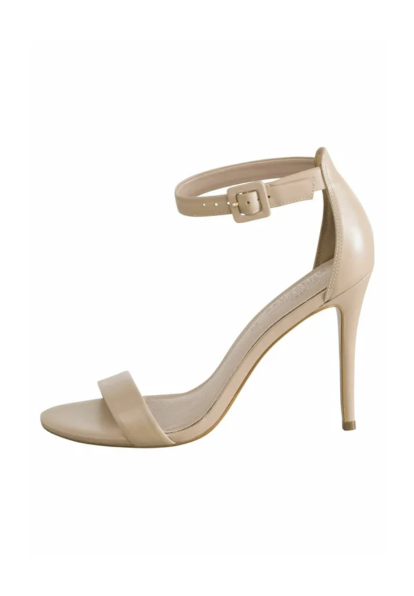 REGULAR FIT - SIGNATURE ROUND TOE SIMPLE - High Heel Sandalette - camel