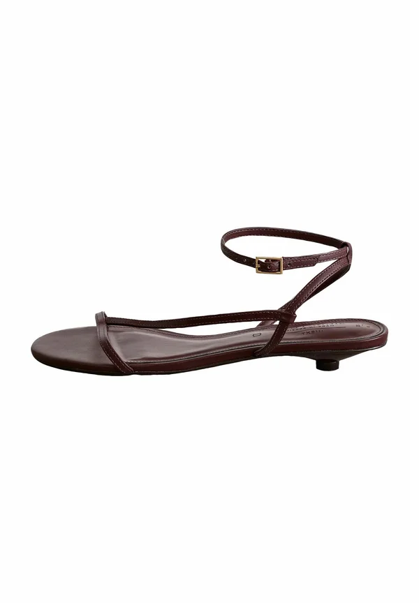 REGULAR FIT - SIGNATURE STRAPPY TOE THONG - Riemensandalette - burgundy red leather