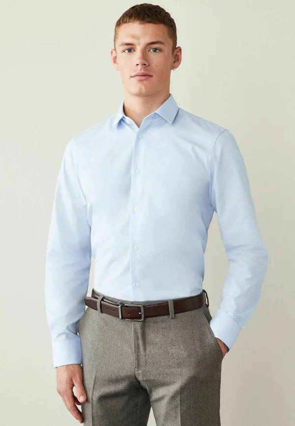 REGULAR FIT SINGLE CUFF - Businesshemd - blue
