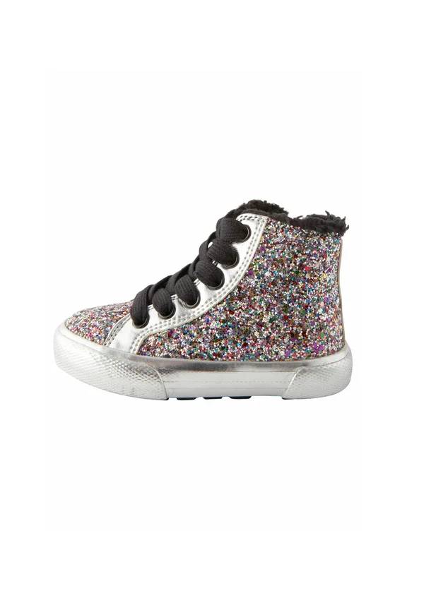 REGULAR FIT - Sneaker high - silver glitter