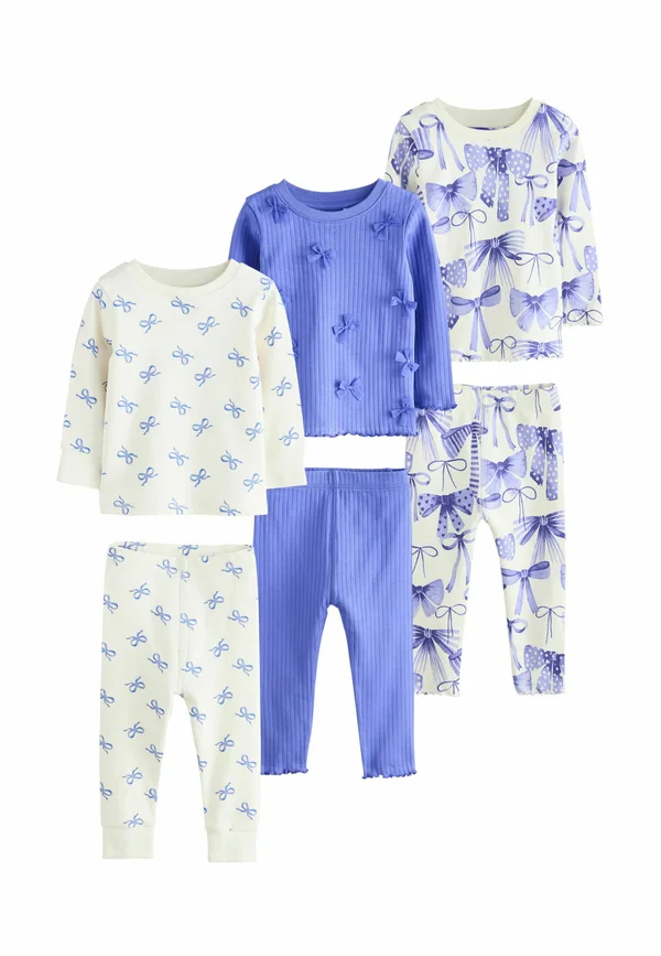 REGULAR FIT - SNUGGLE 3 PACK SET  - Nachtwäsche Set - blue bows
