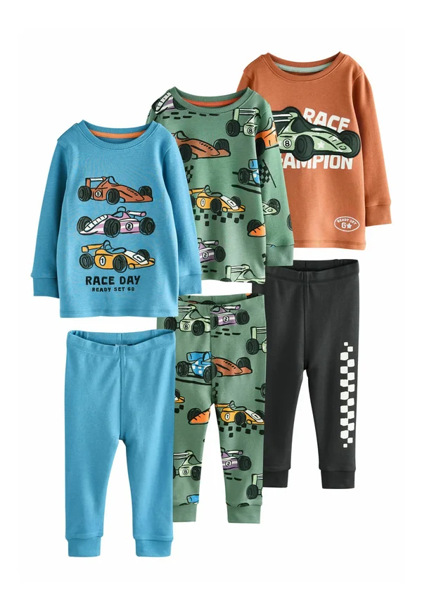 REGULAR FIT - SNUGGLE 3 PACK SET - Nachtwäsche Set - blue green