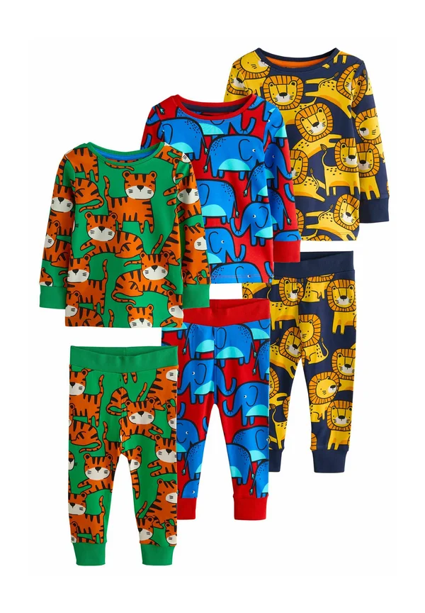 REGULAR FIT - SNUGGLE 3 PACK SET - Nachtwäsche Set - bright animal print