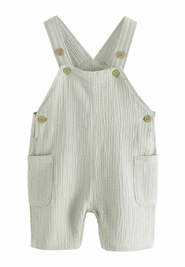 REGULAR FIT - SOFT TEXTURED - Latzhose - sage green