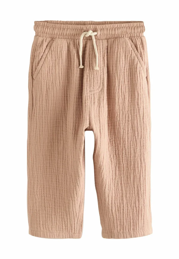 REGULAR FIT - SOFT TEXTURED  - Stoffhose - rust brown