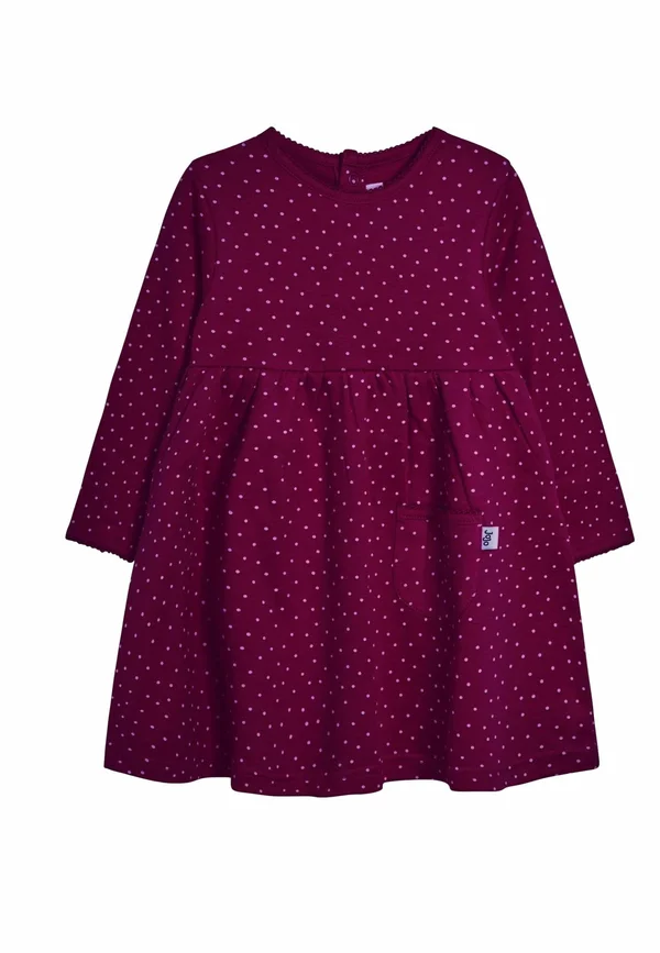 REGULAR FIT - SPOT PRINTED - Jerseykleid - plum purple
