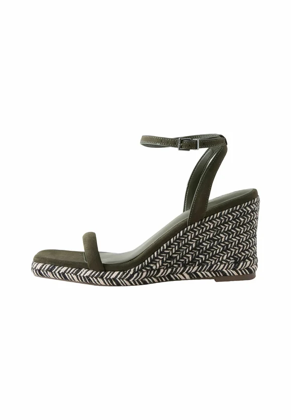 REGULAR FIT-SQUARE TOE - High Heel Sandalette - new khaki green