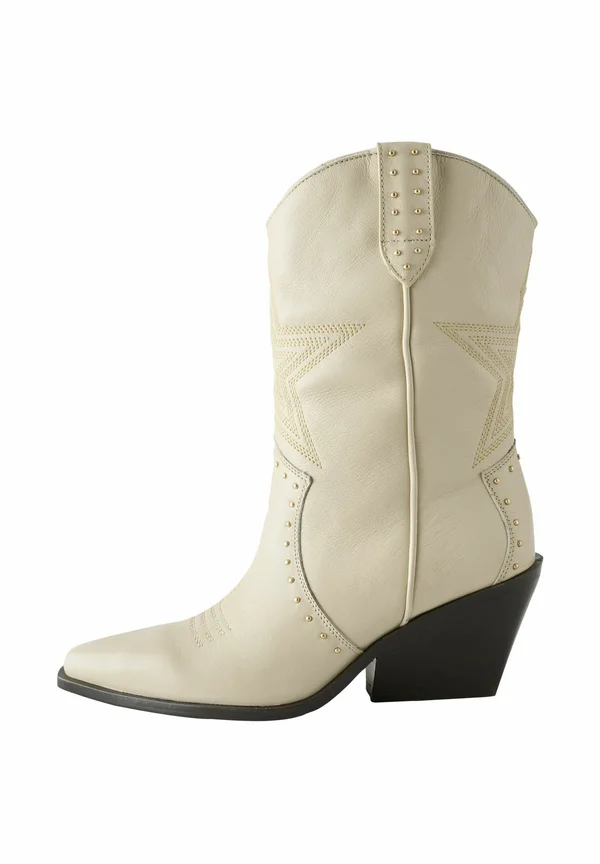 REGULAR FIT - STAR WESTERN - Cowboy-/Bikerboot - cream