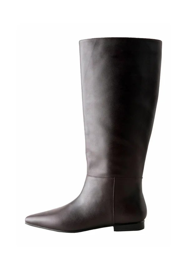 REGULAR FIT - Stiefel - chocolate brown leather