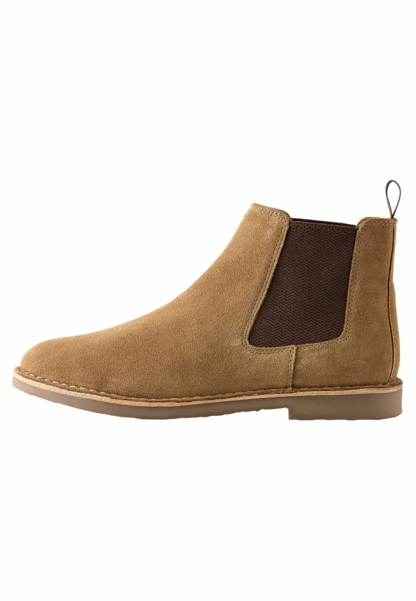 REGULAR FIT STITCHDOWN CHELSEA - Stiefelette - stone