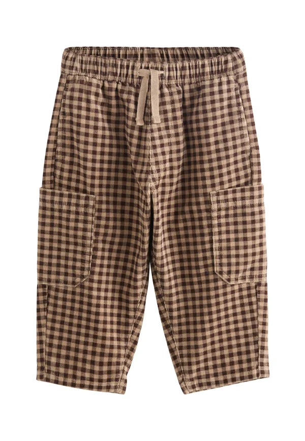 REGULAR FIT  - Stoffhose - brown gingham