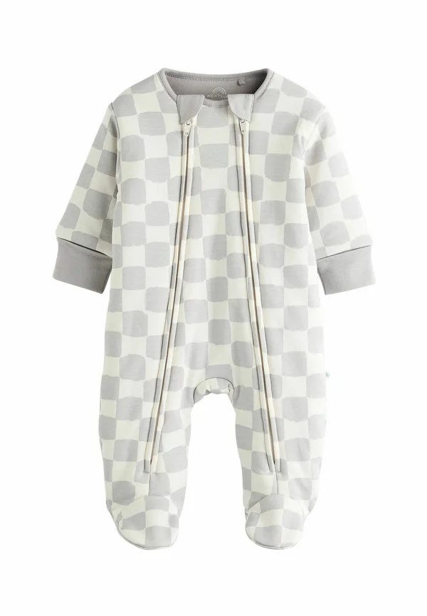 REGULAR FIT - Strampler - white grey