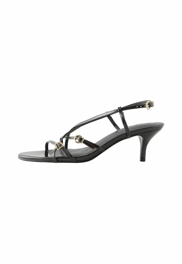 REGULAR FIT STRAPPY KITTEN  - Riemensandalette - black