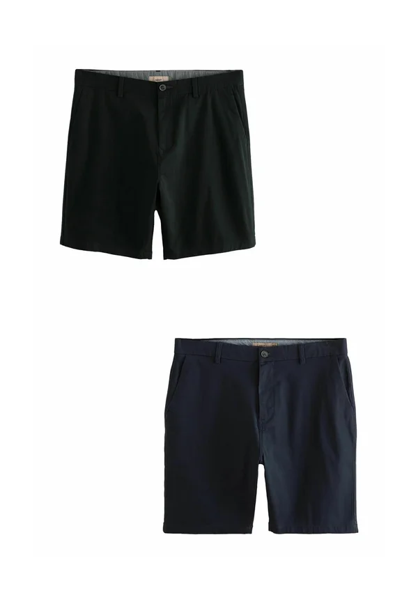 REGULAR FIT - STRETCH 2 PACK - Shorts - black navy