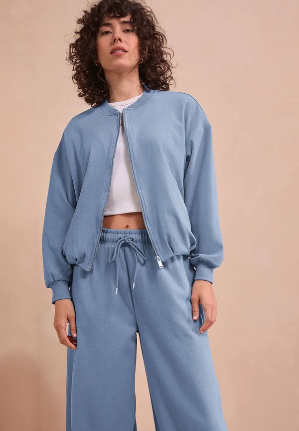 REGULAR FIT - Strickjacke - blue