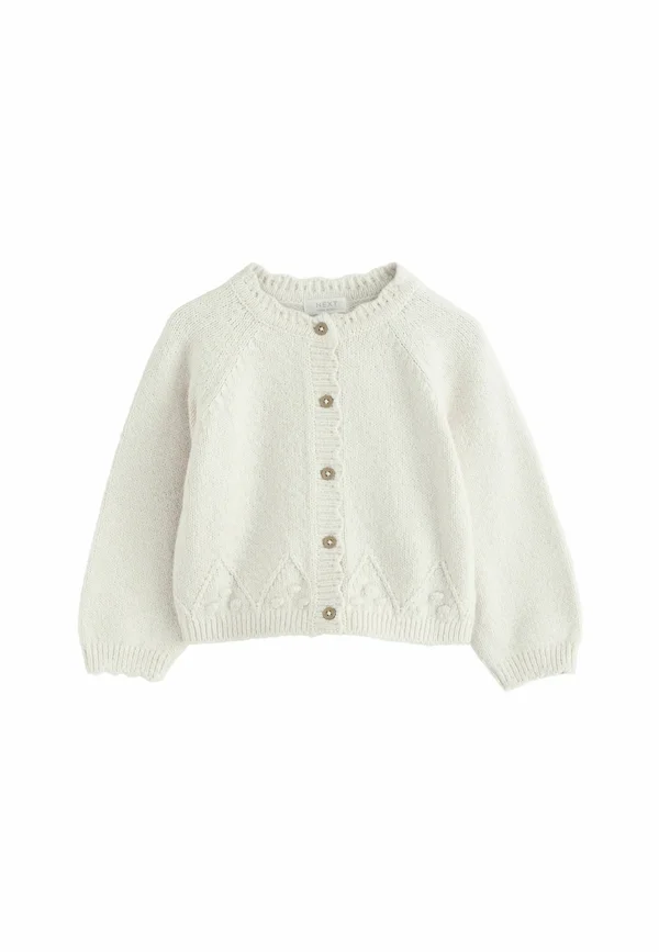 REGULAR FIT  - Strickjacke - ecru