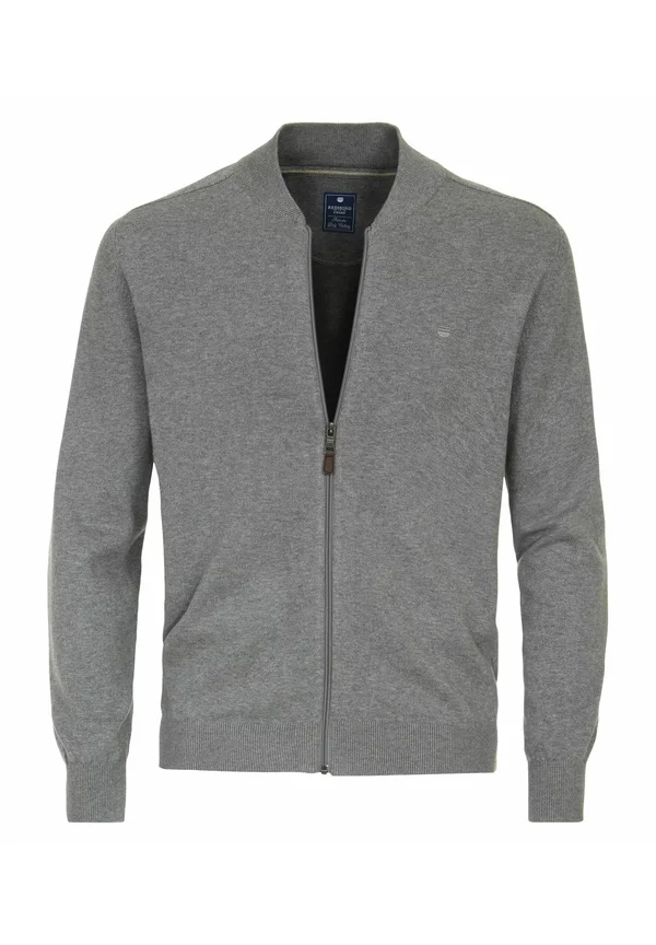 REGULAR FIT - Strickjacke - grau