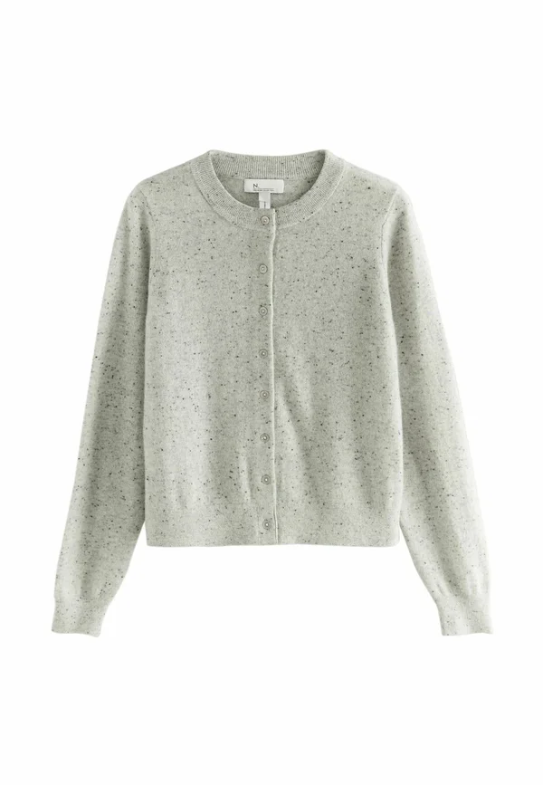 REGULAR FIT  - Strickjacke - grey neppy