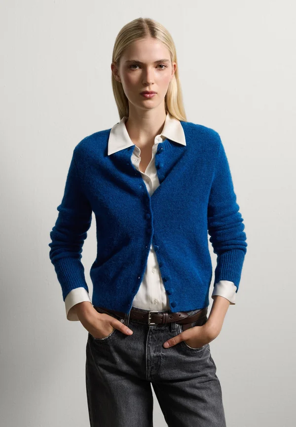 REGULAR FIT - Strickjacke - soft blue