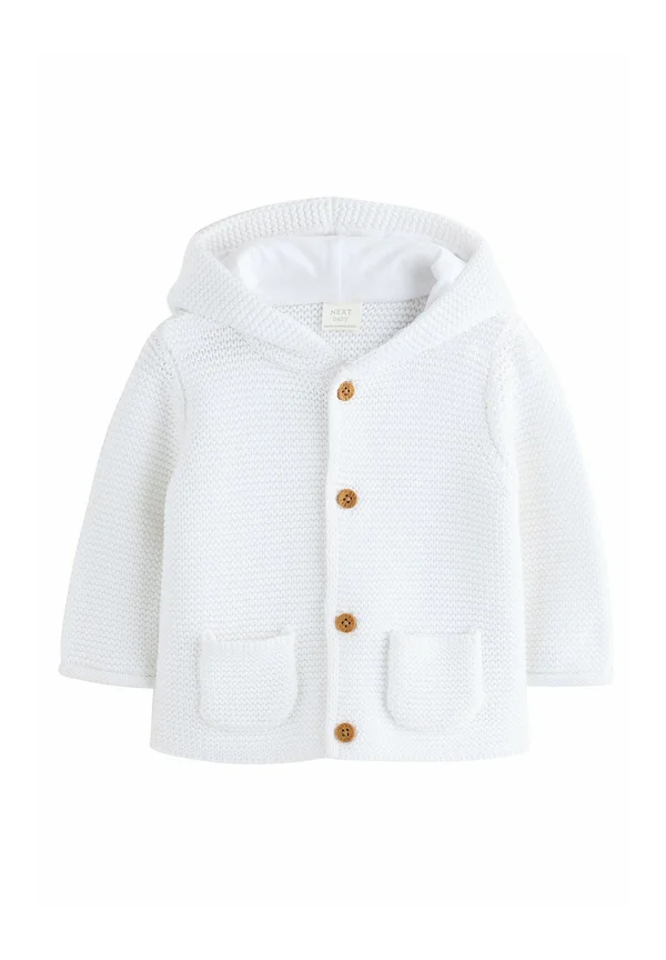 REGULAR FIT - Strickjacke - white