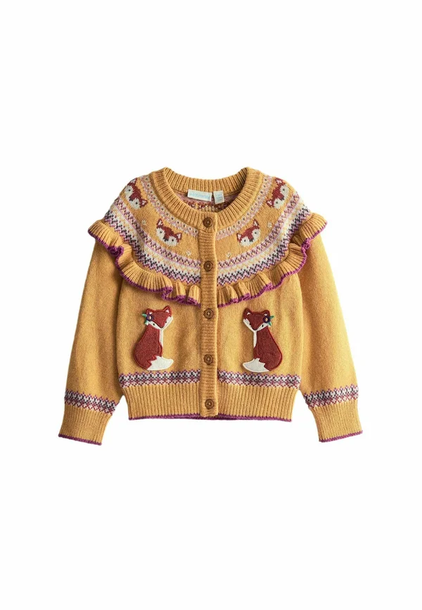 REGULAR FIT - Strickjacke - yellow