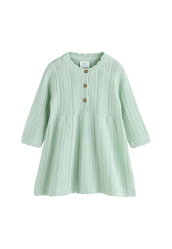 REGULAR FIT  - Strickkleid - sage green