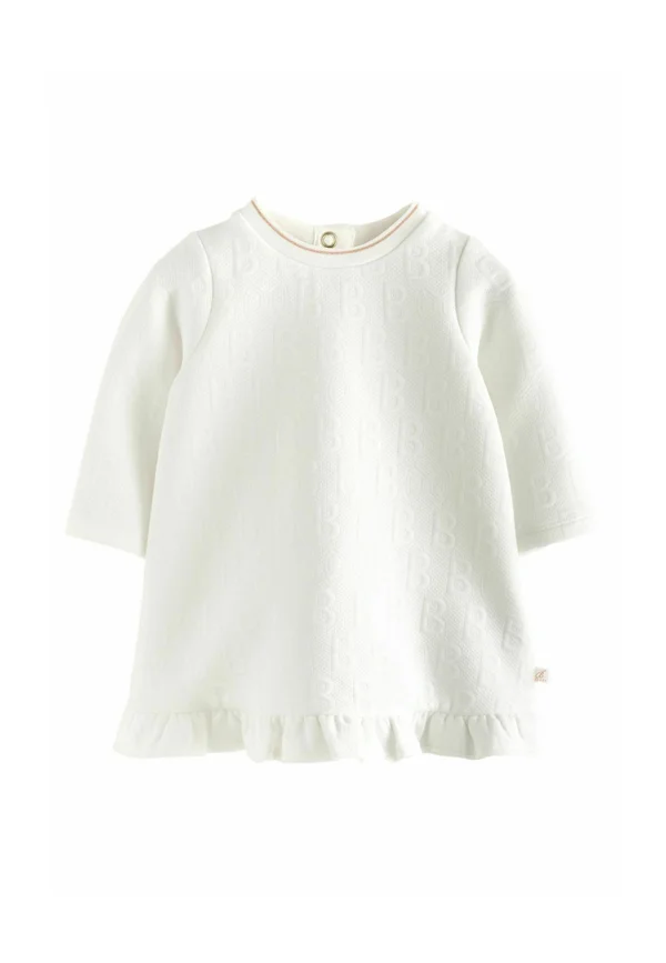 REGULAR FIT  - Strickkleid - white