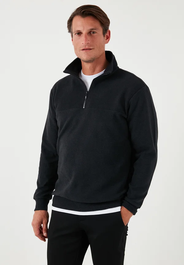 REGULAR FIT - Strickpullover - anthracite