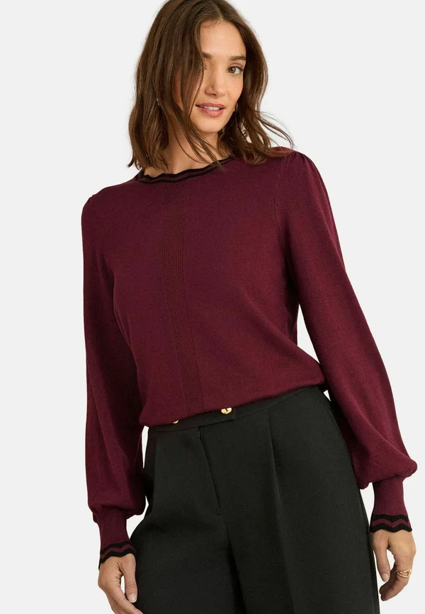 REGULAR FIT - Strickpullover - berry