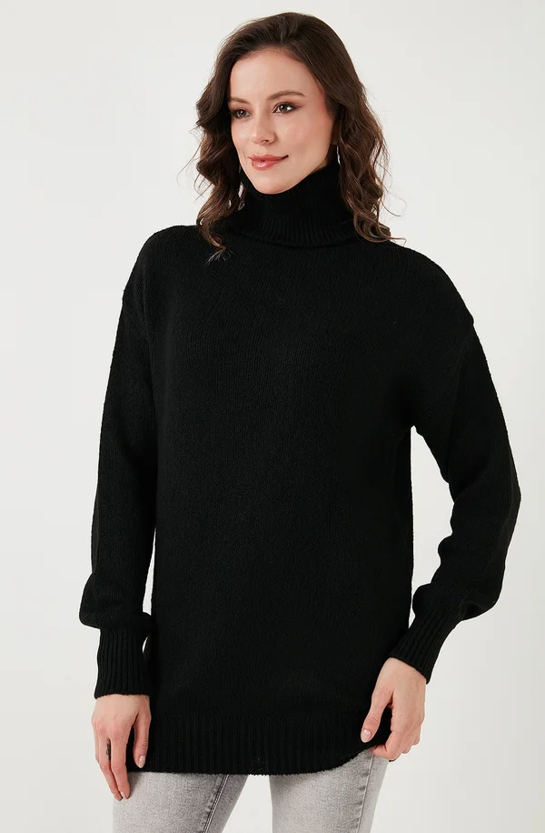 REGULAR FIT - Strickpullover - black